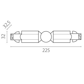 Соединение с меняющимся углом к треку 5040xx-(F)/(R) Quattro Lightstar 504156-FRPI