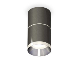 Комплект накладного светильника Ambrella light Techno Spot XS7403041 DCH/PSL черный хром/серебро полированное (C7403, A2070, C7403, N7032)