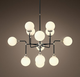 Подвесная люстра Loft-Concept Bistro Globe Clear Glass 40.1956-0 20445