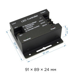 Контроллер RGB Apeyron с пультом 12/24V C4-03