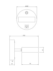 Потолочный светодиодный светильник Freya Cells FR10012CL-L24W