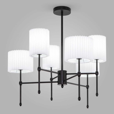 Подвесная люстра Eurosvet Notturno 60162/6 черный Smart