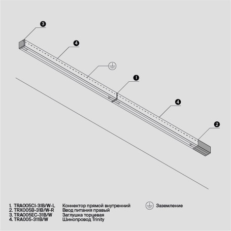 Заглушка Maytoni Technical Accessorises TRA005EC-31W
