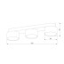 Потолочная люстра TK Lighting 6142 Space Black Gold