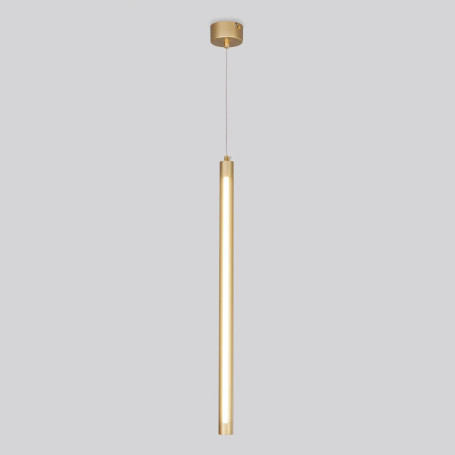 Подвесной светодиодный светильник Eurosvet Strong 50189/1 LED матовое золото