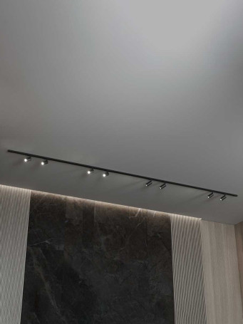 Трековая система со светильниками №3 однофазная накладная Hesby Lighting Skylite HSBL_kompl_S003_NI4B4K