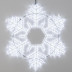 Светодиодная фигура Ardecoled Снежинка ARD-Snowflake-M10-1000x900-576Led White 034258