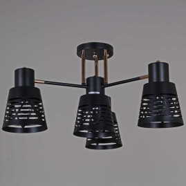 Люстра Reluce 06074-3.3-04 BK+FG