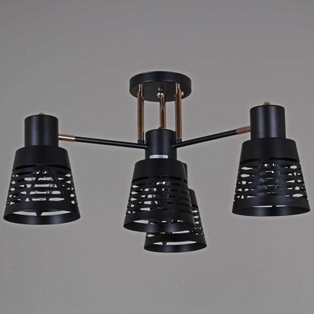 Люстра Reluce 06074-3.3-04 BK+FG