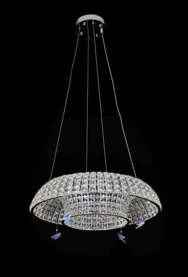 Люстра подвесная Alfa Light F4024-15 600mm CH LED