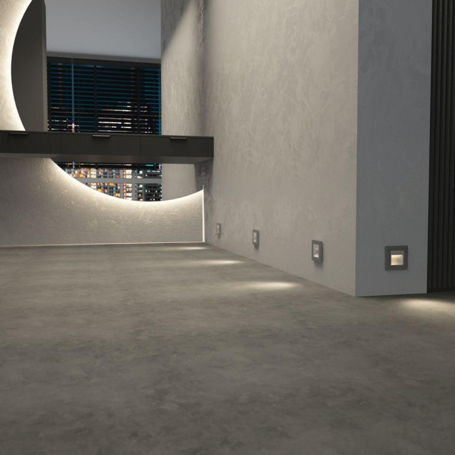 Подсветка для лестниц и ступеней Werkel серебряный матовый W1154165 4690389205408