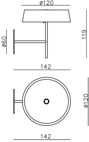 Основа для бра Deko-Light Miram 930619