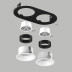 Комплект со светильником Lightstar Domino Round (214657+214606+214606+214007+214007) D6570606BMOD