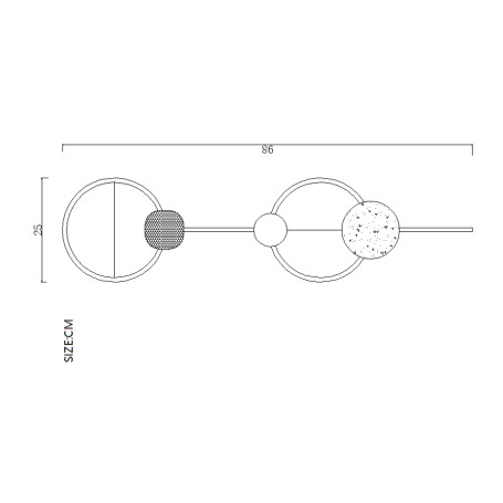 Настенный светильник Imperium Loft Shield D H140 364926-26