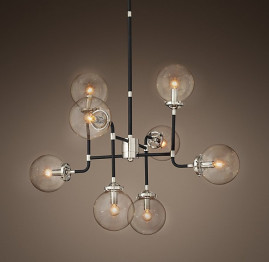 Подвесная люстра Loft-Concept Bistro Globe Clear Glass 40.1957-0 20446