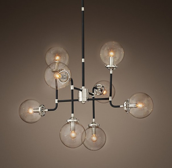 Подвесная люстра Loft-Concept Bistro Globe Clear Glass 40.1957-0 20446