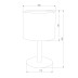 Настольная лампа TK Lighting 5217 Deva White