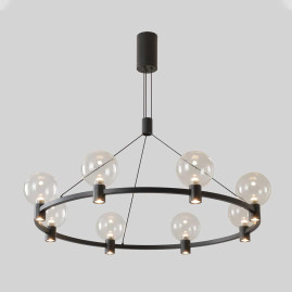 Люстра Crystal Lux DUET SP56W LED BLACK