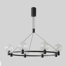 Люстра Crystal Lux DUET SP56W LED BLACK
