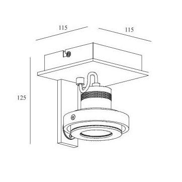 Спот Lucide Landa II 17906/06/12