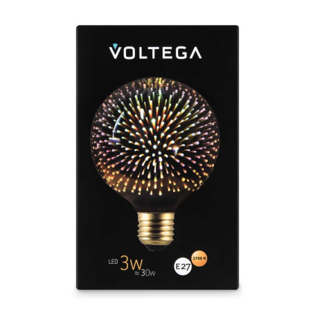 Лампа светодиодная филаментная Voltega 271 E27 3W 2700K 8527