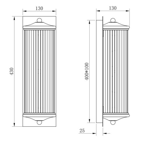 Настенный светильник Garda Decor K2KG0604W-1
