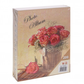 Фотоальбом для 200 фото 10*15, L21 W6 H26 см, 2в.