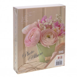 Фотоальбом для 200 фото 10*15, L21 W6 H26 см, 2в.