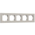 Рамка на 5 постов Werkel Slab дымчатый софт W0052917 a071630
