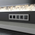 Рамка на 5 постов Werkel Slab дымчатый софт W0052917 a071630
