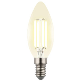 Лампа светодиодная Uniel E14 4W 3000K прозрачная LED-C35-4W/3000K/E14/CL GLY01TR UL-00011936
