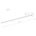 Настенный светильник Nowodvorski Arm Led L Black 10856
