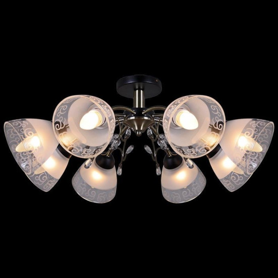 Потолочная люстра Illumico IL0287-8CSQ-29 BK AB