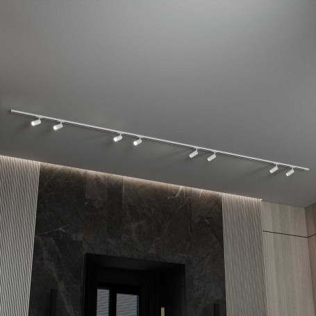 Трековая система со светильниками №3 однофазная накладная Hesby Lighting Skylite HSBL_kompl_S003_NI4W3K