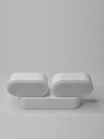 Уличный настенный светодиодный светильник Elvan GW-820A/2-12W-WW-Wh