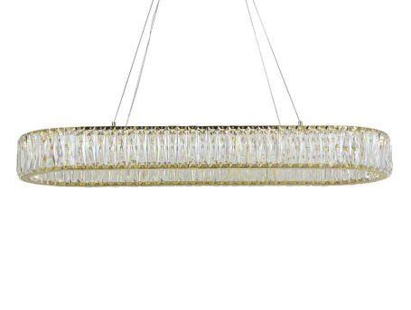 Люстра NEWPORT 8240N/90 oval gold