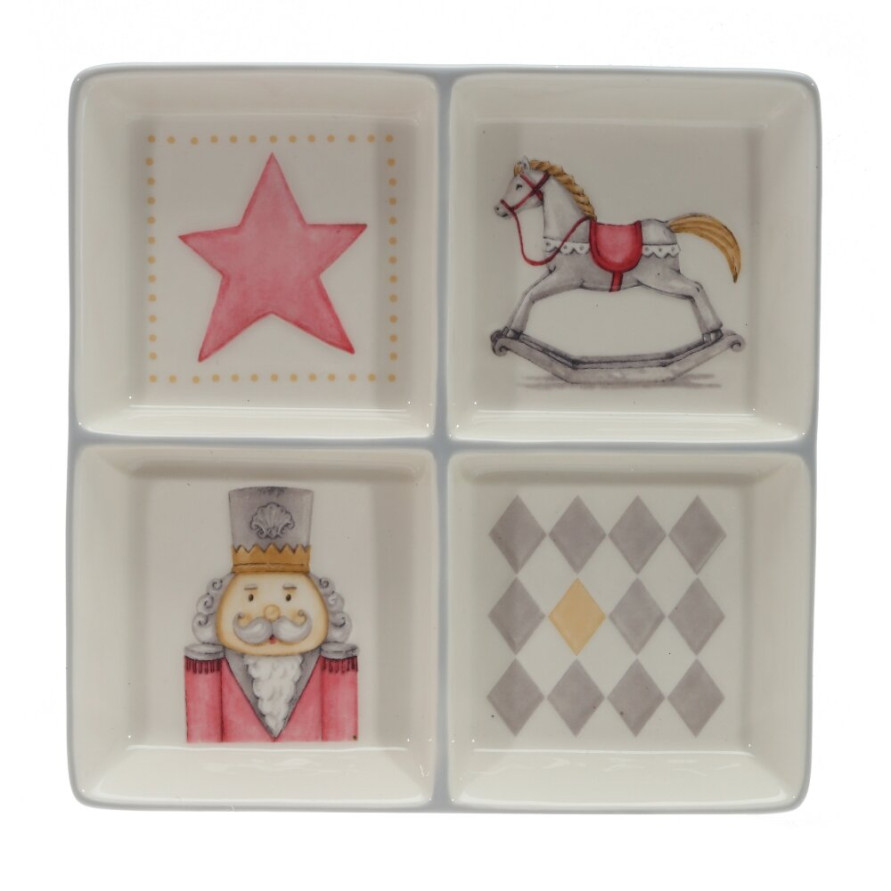 Менажница &quot;Лошадка&quot;, L20 W20 H3 см