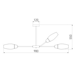 Подвесная люстра Eurosvet Thalia 60140/12 золото
