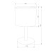 Настольная лампа TK Lighting 5219 Deva Graphite