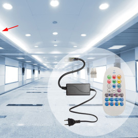 Контроллер RGB OGM с пультом 220V C4-22