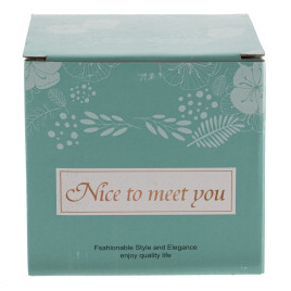 Кружка с крышкой и ложкой  440 мл, L8,4 W8,4 H8,3 см