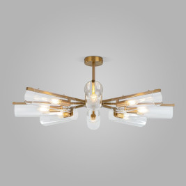 Потолочная люстра Eurosvet Trompeta 70144/8 латунь