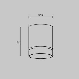 Потолочный светодиодный светильник Maytoni Technical Orlo C085CL-9W3K-W