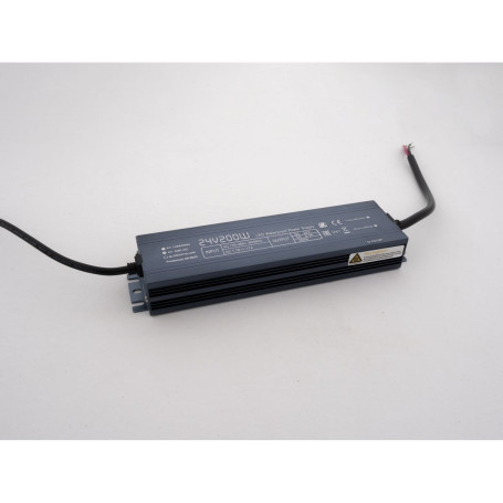 Блок питания LEDS POWER 200Вт 24В IP67 алюминий SLIM 003153