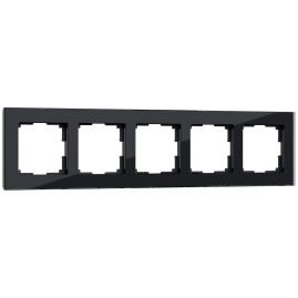Рамка Werkel Favorit на 5 постов черный W0051108 4690389160110