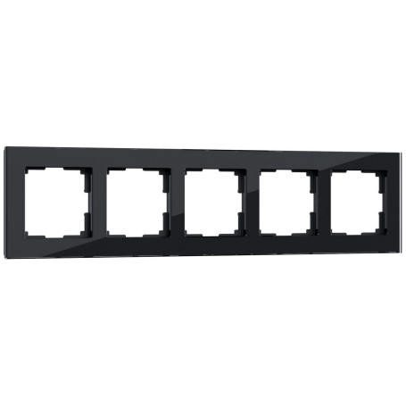 Рамка Werkel Favorit на 5 постов черный W0051108 4690389160110