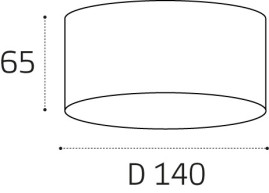 Светильник потолочный Italline IT014-0206 gold