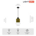 Светильник подвесной Lightera Myanmar LE132L-1GB