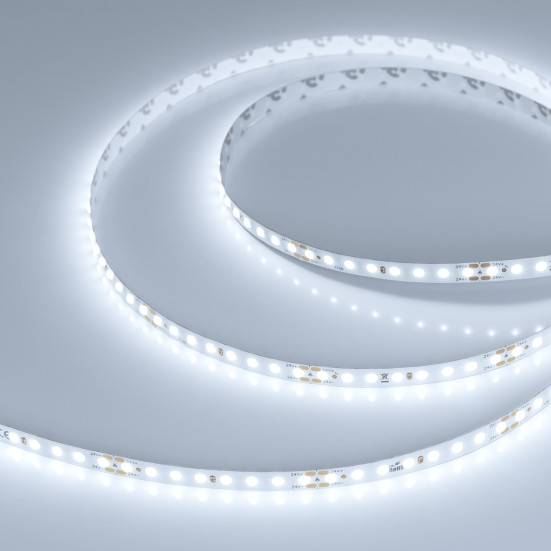 Светодиодная лента Arlight 11W/m 128Led/m DOT холодный белый 5M DOT-X128-8mm 24V White6000 040186