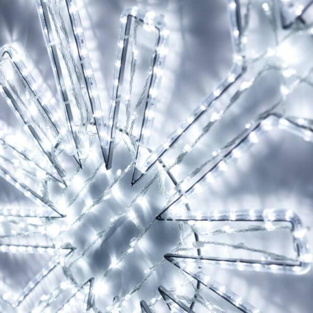 Светодиодная фигура Ardecoled Снежинка ARD-Snowflake-M11-1250x1200-604Led White 034260